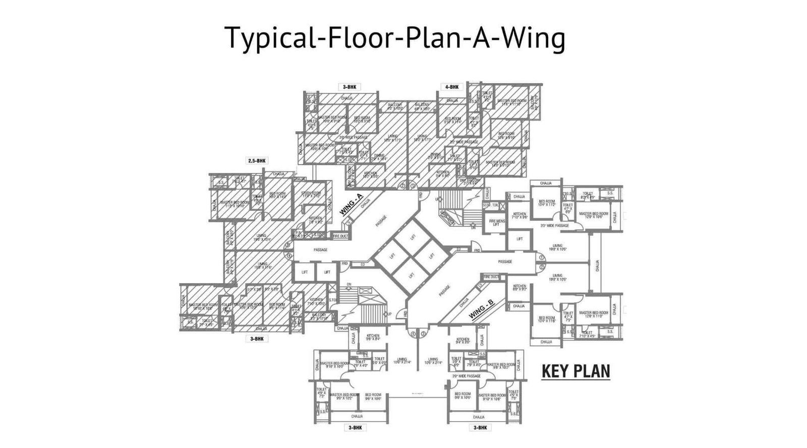 Gundecha-Rexon-Typical-Floor-Plan-A-Wing